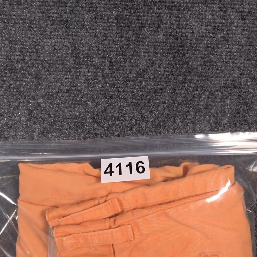 Bills Khakis Parker Shorts Mens 42 Orange Standard Fit Chino Flat Front USA Made